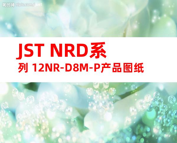 JST NRD系列 12NR-D8M-P产品图纸